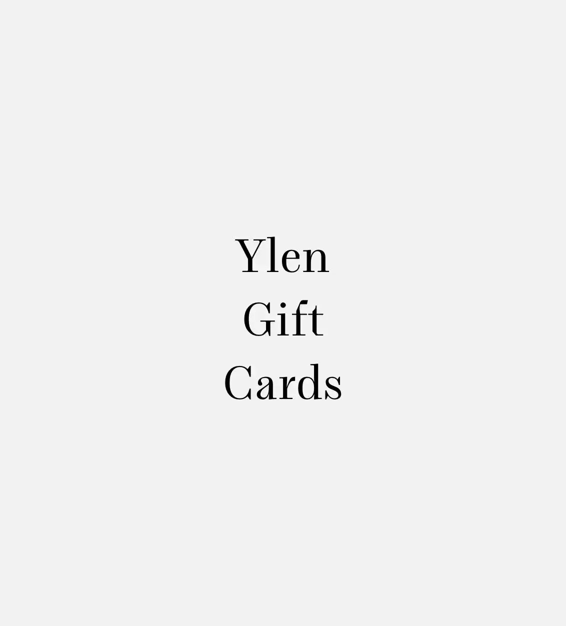 Ylen Gift Cards - Numérique ylen jewelry